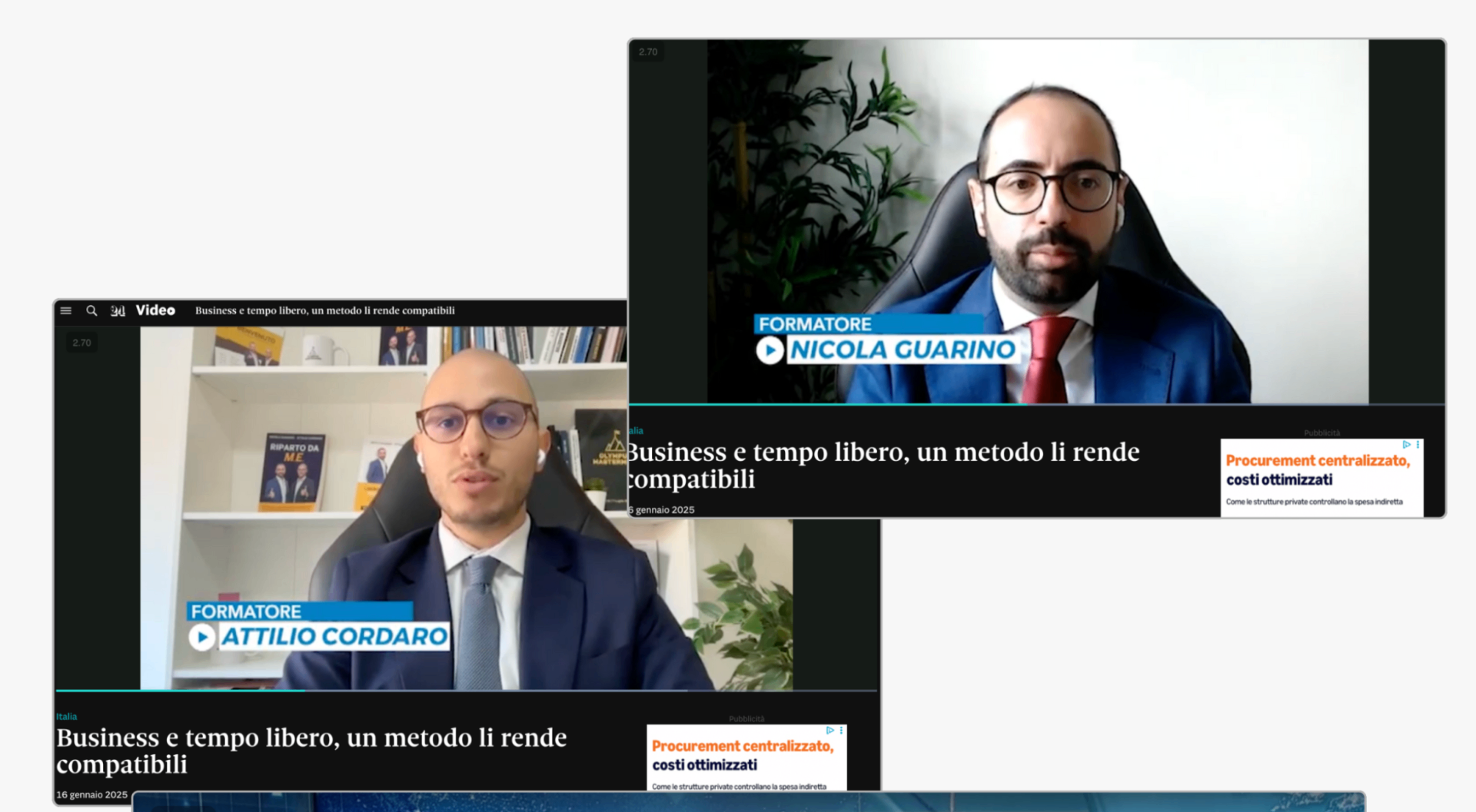 Intervista TV Dossier su gestione del tempo per le PMI